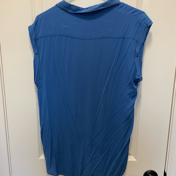 Cotton On Oversized Blue Button Up Shirt - Picture 2 of 3